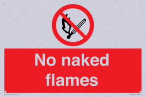 No naked flames